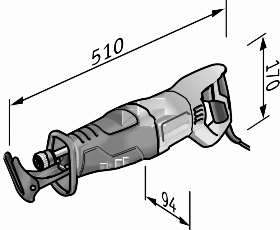 Flex Scie Sabre Universelle 1100 Watt à Gâchette à Variateur RS 11-28 FELX - En Coffret + Accessoires - 432776 4 Flex Scie Sabre Universelle 1100 Watt à Gâchette à Variateur RS 11-28 FELX - En Coffret + Accessoires - 432776 – Image 2