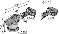 Polisseuse Excentrique 18V XFE 15 150 18.0-EC FLEX - Sans Batterie Ni Chargeur - En L-Boxx - 459089 -Maxouti Magasin FLE00116 12