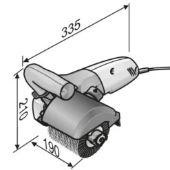 Polisseuse Excentrique Brosseuse TRINOXFLEX BBE 14-3 110 Set FLEX - En Coffret - 461504