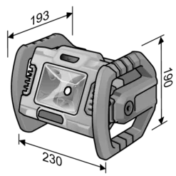 Projecteur De Chantier LED 18V CL 2000 18.0 FLEX - Sans Batterie Ni Chargeur - 472921
