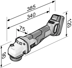 Moteur De Base Sans Fil TRINOXFLEX 18,0 V BME 18.0-EC/5.0 SET FLEX - 504505