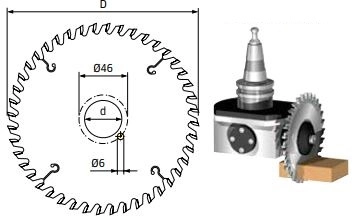 Lame D'inciseur Conique Industriel FREUD - Ø120 2,8-4,0/2,2 AL22 Z24 Conique - F03FS02605 -LI25M28EB3 3 Lame D'inciseur Conique Industriel FREUD - Ø120 2,8-4,0/2,2 AL22 Z24 Conique - F03FS02605 -LI25M28EB3
