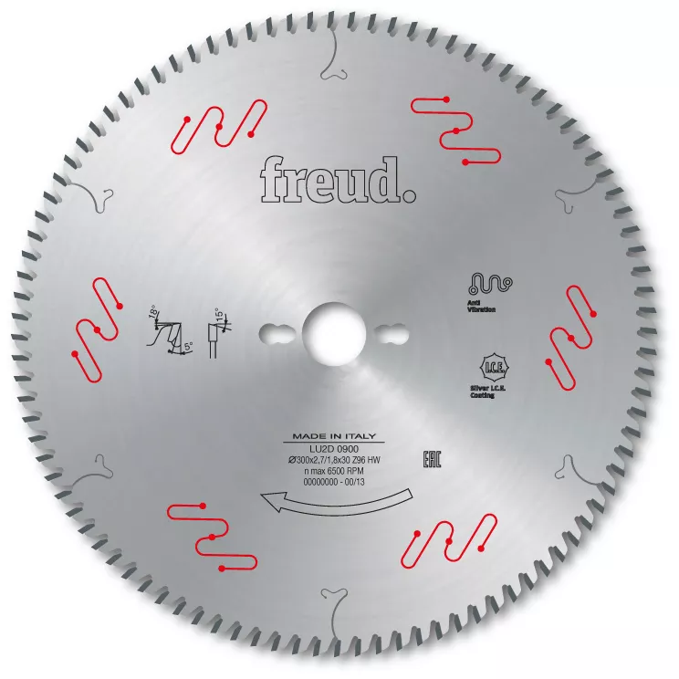 Lame Faible épaisseur Pour Panneaux En Bois/composites FREUD - Ø300 2,7/1,8 AL30 Z96 BA - F03FS04959 -LU2D 0900 4 Lame Faible épaisseur Pour Panneaux En Bois/composites FREUD - Ø300 2,7/1,8 AL30 Z96 BA - F03FS04959 -LU2D 0900 – Image 2