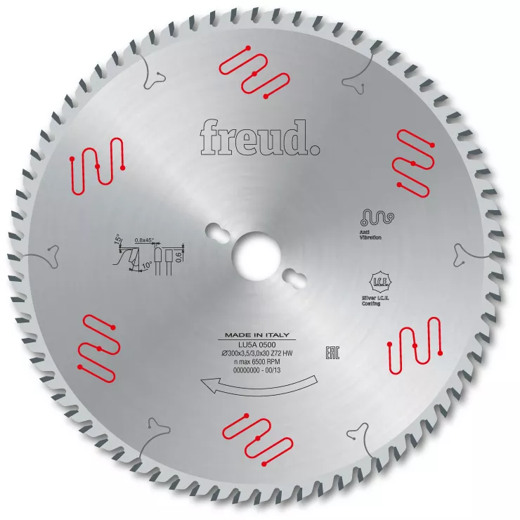 Lame Pour Métaux Non Ferreux/PVC/Aluminium FREUD - Ø500 4/3,2 AL32 Z120 TP+ - F03FS05214 -LU5A 2600 4 Lame Pour Métaux Non Ferreux/PVC/Aluminium FREUD - Ø500 4/3,2 AL32 Z120 TP+ - F03FS05214 -LU5A 2600 – Image 2