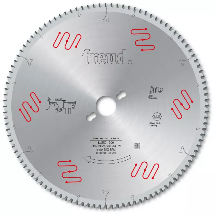 Lame Pour Métaux Non Ferreux/PVC/Aluminium FREUD - Ø500 4/3,2 AL32 Z120 TP- - F03FS05286 -LU5C 2900 4 Lame Pour Métaux Non Ferreux/PVC/Aluminium FREUD - Ø500 4/3,2 AL32 Z120 TP- - F03FS05286 -LU5C 2900 – Image 2