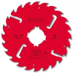 Lame Avec Racleurs Pour Scie Multilame FREUD - Ø350 3,5/2,5 AL70 Z24+2+4 BA - F03FS06243 -LM04 2400