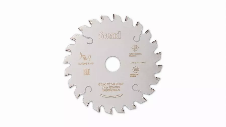 Lame D'inciseur Conique Industriel En Diamant Polycri. FREUD - Ø125 3,1-3,9/2,2 AL20 Z24 - F03FS09619 -DLI25M31FAH4 3 Lame D'inciseur Conique Industriel En Diamant Polycri. FREUD - Ø125 3,1-3,9/2,2 AL20 Z24 - F03FS09619 -DLI25M31FAH4 – Image 2