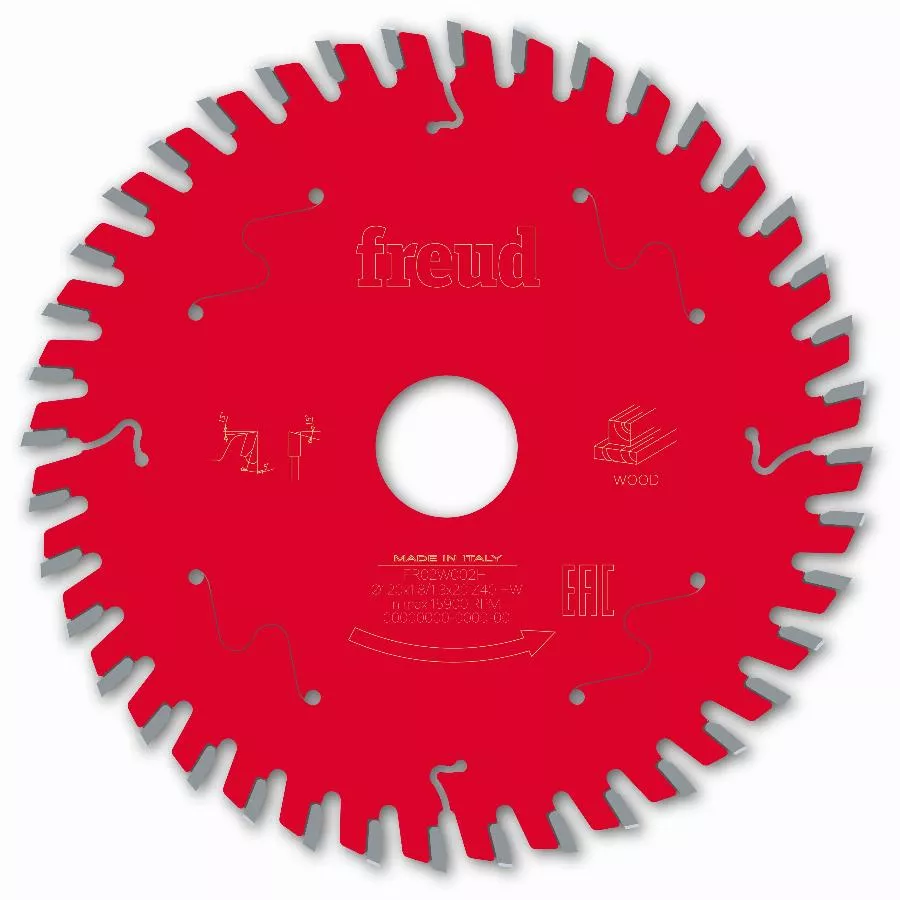 Lame Pour Scie Circulaire Portative FREUD - Ø120 1,8/1,3 AL20 Z40 BA 5° - F03FS09664 -FR02W002H 4 Lame Pour Scie Circulaire Portative FREUD - Ø120 1,8/1,3 AL20 Z40 BA 5° - F03FS09664 -FR02W002H – Image 2