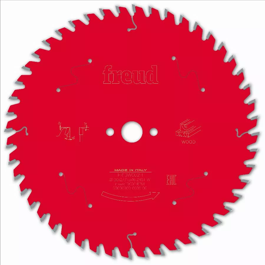 Lame Pour Scie Circulaire Portative FREUD - Ø190 2,4/1,6 AL16 Z48 BA 10° - F03FS09713 -FR13W002H 4 Lame Pour Scie Circulaire Portative FREUD - Ø190 2,4/1,6 AL16 Z48 BA 10° - F03FS09713 -FR13W002H – Image 2
