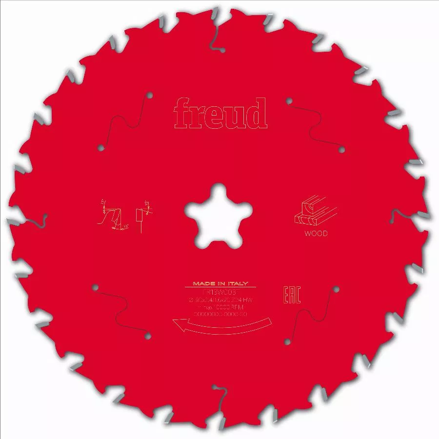 Lame Pour Scie Circulaire Portative FREUD - Ø190 2,4/1,6 Fastfix Z24 BA 15° - F03FS09769 -FR13W003T 4 Lame Pour Scie Circulaire Portative FREUD - Ø190 2,4/1,6 Fastfix Z24 BA 15° - F03FS09769 -FR13W003T – Image 2