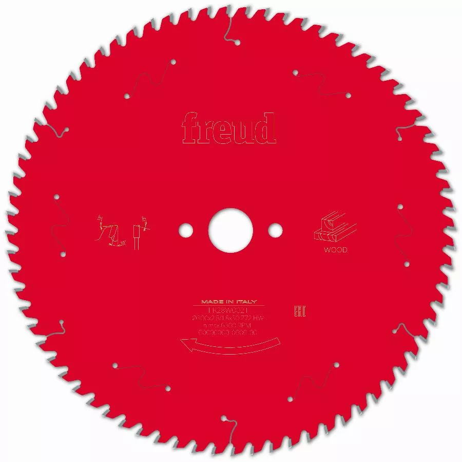 Lame Pour Scie Circulaire Portative FREUD - Ø300 2,5/1,8 AL30 Z72 BA 10° - F03FS09785 -FR28W002T 3 Lame Pour Scie Circulaire Portative FREUD - Ø300 2,5/1,8 AL30 Z72 BA 10° - F03FS09785 -FR28W002T