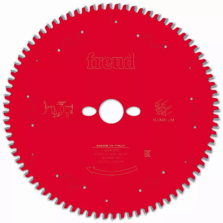 Lame Pour Scie Circulaire Portative FREUD - Ø260 2,3/1,8 AL30 Z80 TP -5° - F03FS09827 -FR26A001M 4 Lame Pour Scie Circulaire Portative FREUD - Ø260 2,3/1,8 AL30 Z80 TP -5° - F03FS09827 -FR26A001M – Image 2