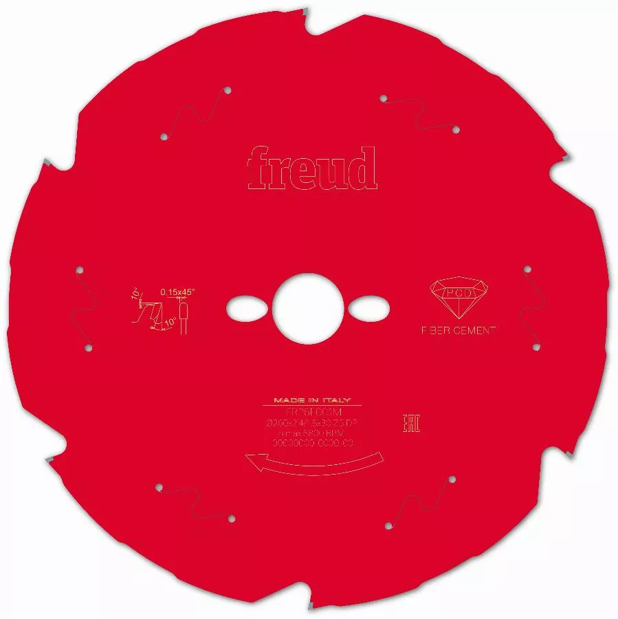 Lame Diamant Pour Scie Circulaire Portative FREUD - Ø260 2,4/1,8 AL30 Z6 TD 10° - F03FS09849 -FR26F001M 4 Lame Diamant Pour Scie Circulaire Portative FREUD - Ø260 2,4/1,8 AL30 Z6 TD 10° - F03FS09849 -FR26F001M – Image 2