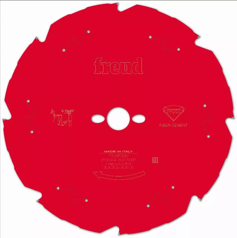 Lame Diamant Pour Scie Circulaire Portative FREUD - Ø300 2,4/1,8 AL30 Z8 TD 10° - F03FS09850 -FR28F001M 4 Lame Diamant Pour Scie Circulaire Portative FREUD - Ø300 2,4/1,8 AL30 Z8 TD 10° - F03FS09850 -FR28F001M – Image 2