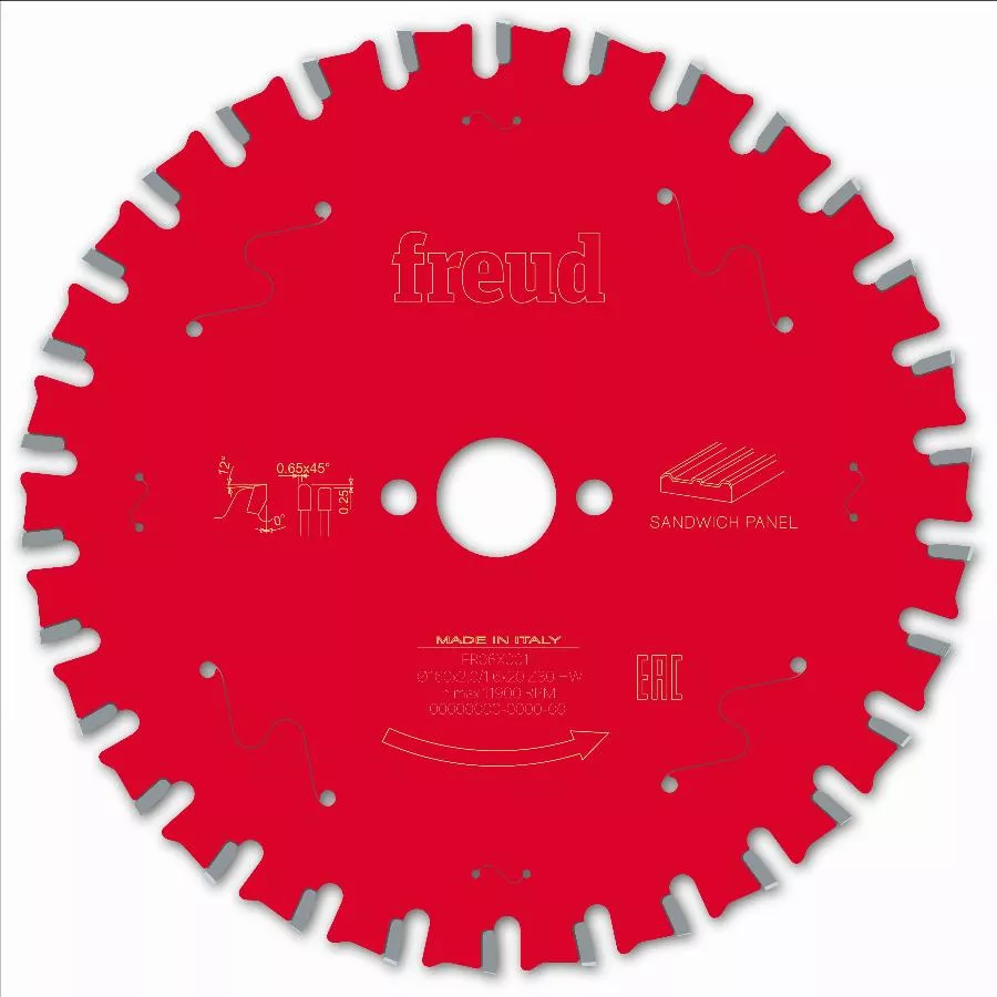 Lame Pour Scie Circulaire Portative FREUD - Ø160 2/1,6 AL20 Z30 TPB 0° - F03FS09852 -FR06X001H 4 Lame Pour Scie Circulaire Portative FREUD - Ø160 2/1,6 AL20 Z30 TPB 0° - F03FS09852 -FR06X001H – Image 2