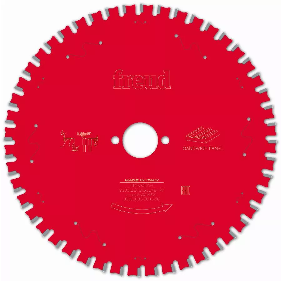 Lame Pour Scie Circulaire Portative FREUD - Ø230 2,2/1,8 AL30 Z48 TPB 0° - F03FS09856 -FR19X001H 4 Lame Pour Scie Circulaire Portative FREUD - Ø230 2,2/1,8 AL30 Z48 TPB 0° - F03FS09856 -FR19X001H – Image 2
