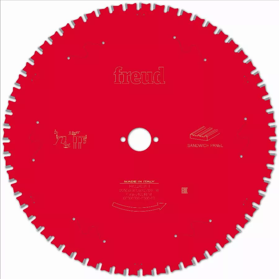 Lame Pour Scie Circulaire Portative FREUD - Ø350 2,9/2,5 AL30 Z60 TPB 0° - F03FS09861 -FR32X001H 4 Lame Pour Scie Circulaire Portative FREUD - Ø350 2,9/2,5 AL30 Z60 TPB 0° - F03FS09861 -FR32X001H – Image 2