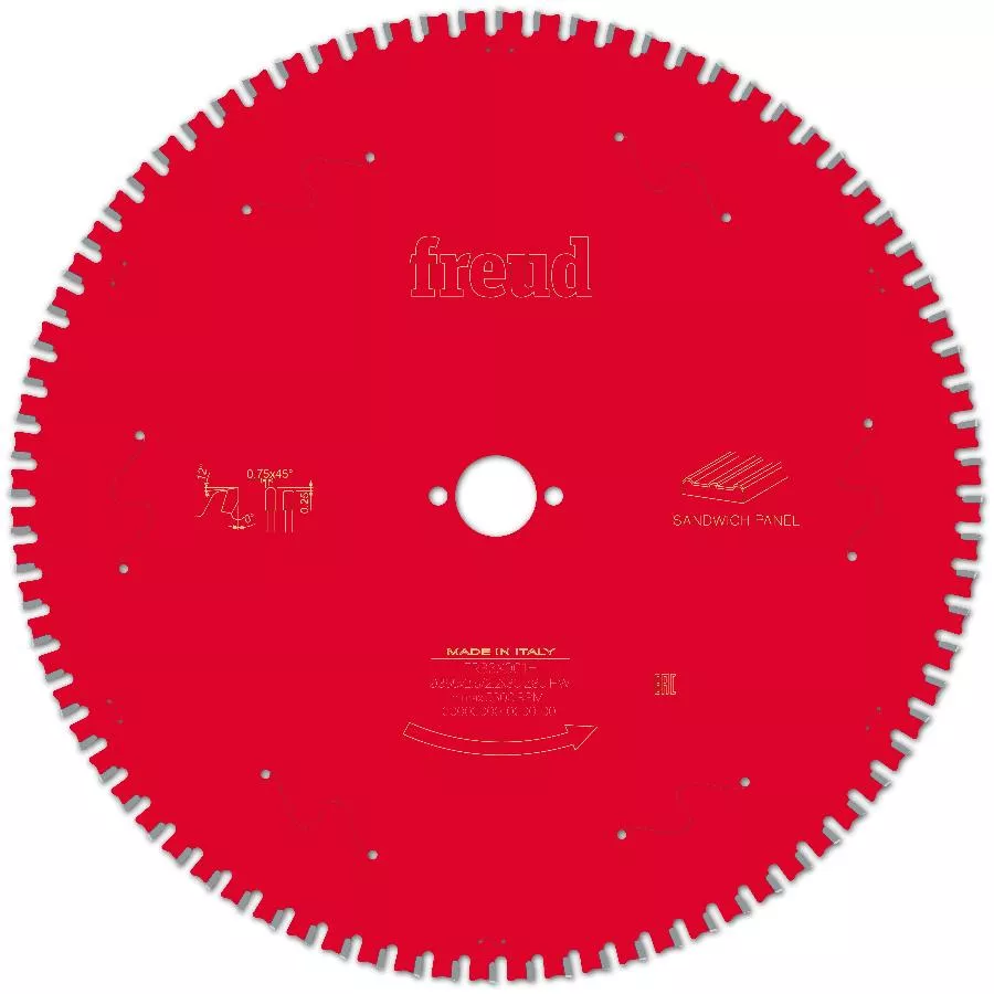 Lame Pour Scie Circulaire Portative FREUD - Ø355 2,6/2,2 AL30 Z80 TPB 0° - F03FS09862 -FR33X001H 4 Lame Pour Scie Circulaire Portative FREUD - Ø355 2,6/2,2 AL30 Z80 TPB 0° - F03FS09862 -FR33X001H – Image 2
