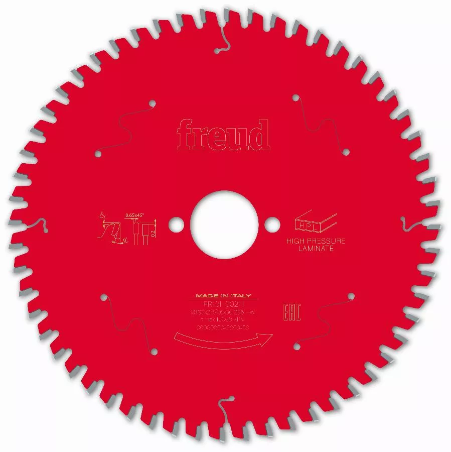 Lame Pour Scie Circulaire Portative FREUD - Ø190 2,6/1,6 AL30 Z56 TP 0° - F03FS09868 -FR13H002H 4 Lame Pour Scie Circulaire Portative FREUD - Ø190 2,6/1,6 AL30 Z56 TP 0° - F03FS09868 -FR13H002H – Image 2