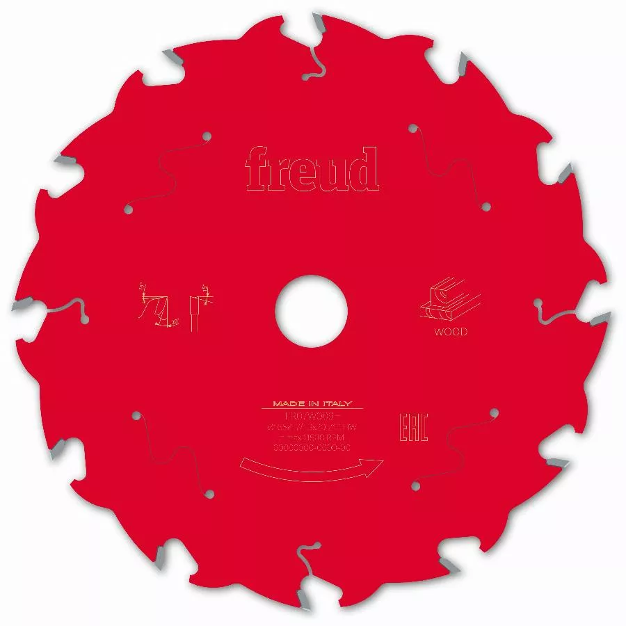 Lame Pour Scie Circulaire Portative Filaire/sans Fil FREUD - Ø165 1,7/1,3 A20 Z12 BA 20° - F03FS10040 -FR07W009H 4 Lame Pour Scie Circulaire Portative Filaire/sans Fil FREUD - Ø165 1,7/1,3 A20 Z12 BA 20° - F03FS10040 -FR07W009H – Image 2