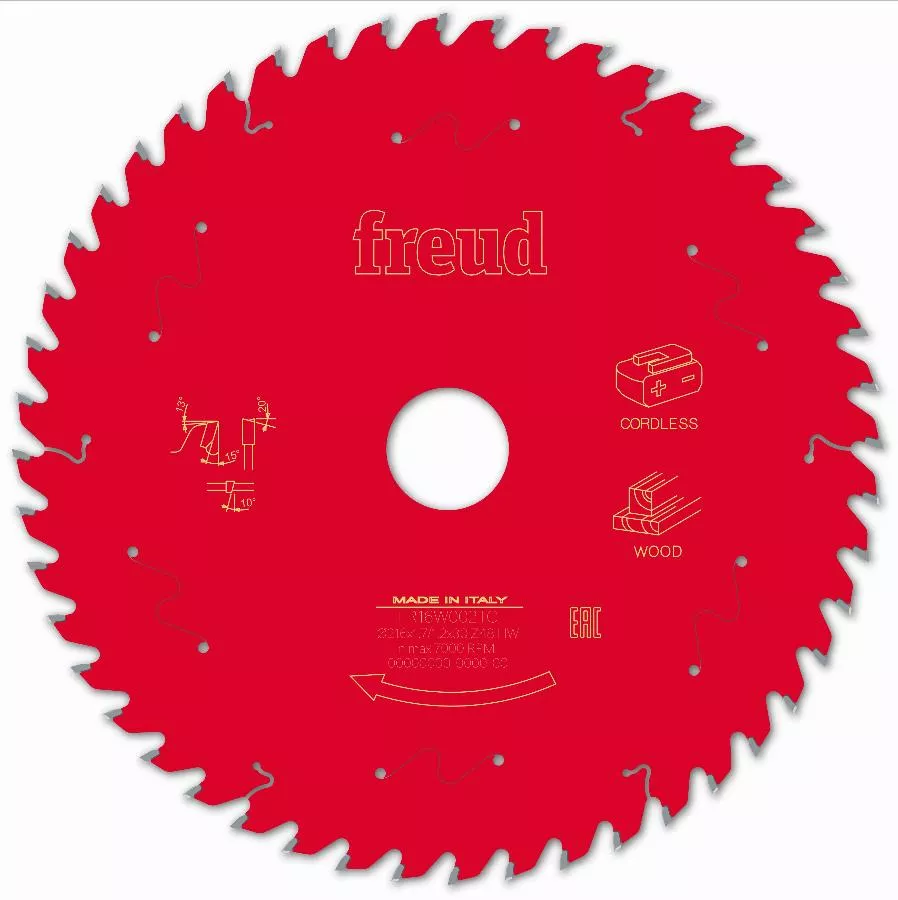 Lame Pour Scie Circulaire Portative Sans Fil FREUD - Ø216 1,7/1,2 AL30 Z48 BA 15° - F03FS10071 -FR16W002TC 4 Lame Pour Scie Circulaire Portative Sans Fil FREUD - Ø216 1,7/1,2 AL30 Z48 BA 15° - F03FS10071 -FR16W002TC – Image 2