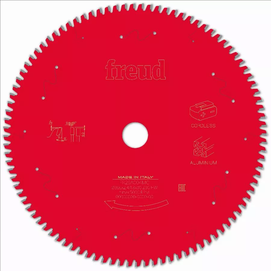 Lame Pour Scie Circulaire Portative Sans Fil FREUD - Ø305 2,4/1,8 AL30 Z96 TP 0° - F03FS10091 -FR29A004MC 4 Lame Pour Scie Circulaire Portative Sans Fil FREUD - Ø305 2,4/1,8 AL30 Z96 TP 0° - F03FS10091 -FR29A004MC – Image 2