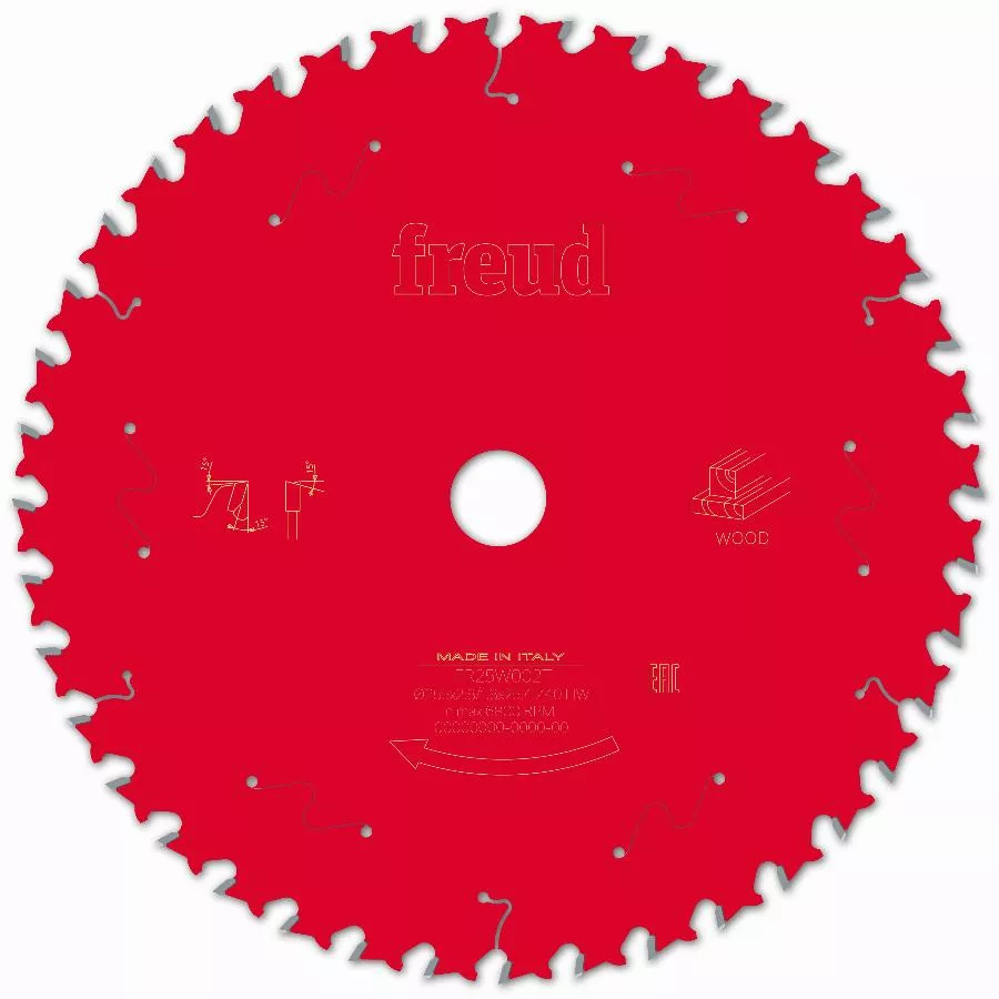 Lame Pour Scie Circulaire Portative FREUD - Ø255 2,8/1,8 AL25,4 Z40 BA 15° - F03FS10134 -FR25W002T 3 Lame Pour Scie Circulaire Portative FREUD - Ø255 2,8/1,8 AL25,4 Z40 BA 15° - F03FS10134 -FR25W002T