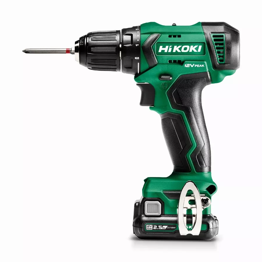 Perceuse Visseuse 12 V PEAK - 2.5 Ah Li-ion - HIKOKI - Coffret 2 Batteries + Chargeur - DS12DAWFZ 3 Perceuse Visseuse 12 V PEAK - 2.5 Ah Li-ion - HIKOKI - Coffret 2 Batteries + Chargeur - DS12DAWFZ