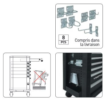 Servante D'atelier Pro-Line P407 EVA KRAFTWERK 187 Pièces - 102.400.516 4 Servante D'atelier Pro-Line P407 EVA KRAFTWERK 187 Pièces - 102.400.516 – Image 2