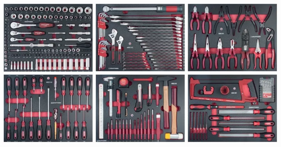 Assortiment D'outils Completo EVA 6 Tiroirs KRAFTWERK 280 Pièces - 105.515.000 3 Assortiment D'outils Completo EVA 6 Tiroirs KRAFTWERK 280 Pièces - 105.515.000