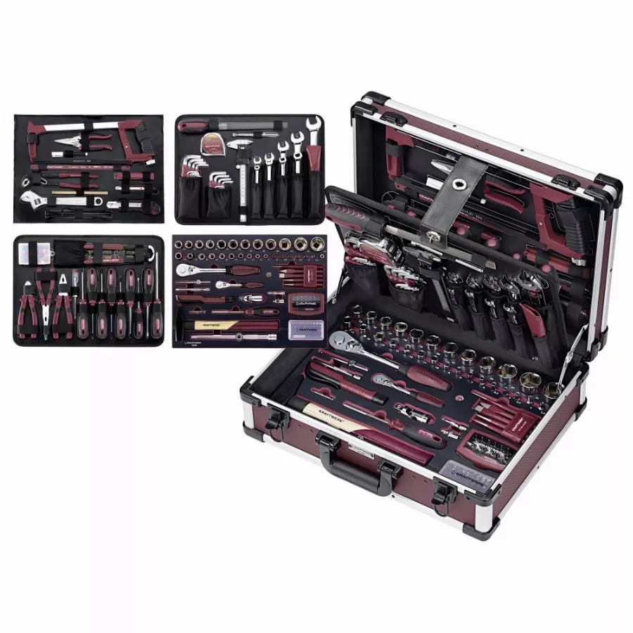 Coffret D'outils Pro-Line 1/4" + 1/2" KRAFTWERK 263 Pièces - 3948 6 Coffret D'outils Pro-Line 1/4" + 1/2" KRAFTWERK 263 Pièces - 3948 – Image 4