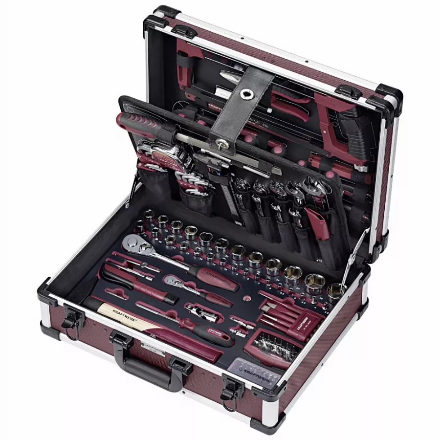 Coffret D'outils Pro-Line 1/4" + 1/2" KRAFTWERK 263 Pièces - 3948 3 Coffret D'outils Pro-Line 1/4" + 1/2" KRAFTWERK 263 Pièces - 3948