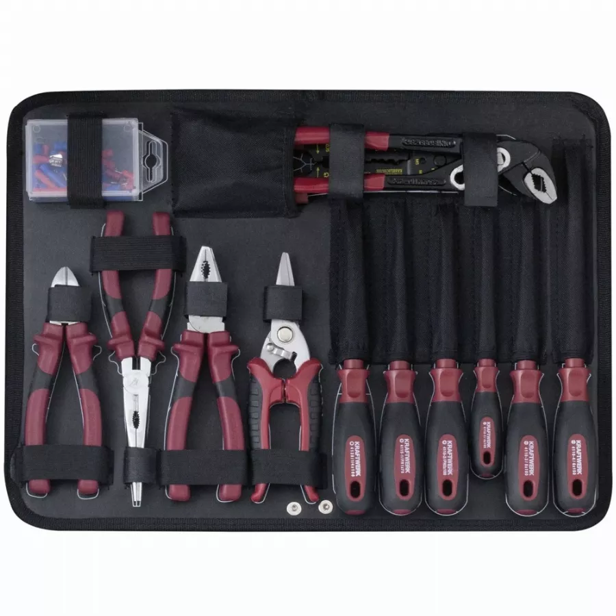Coffret D'outils Pro-Line KRAFTWERK 264 Pièces + Perceuse Visseuse BOSCH 1/4" 1/2" - 3949 8 Coffret D'outils Pro-Line KRAFTWERK 264 Pièces + Perceuse Visseuse BOSCH 1/4" 1/2" - 3949 – Image 6
