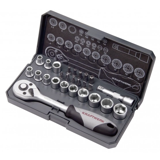 Coffret De Douilles Basic Line 1/4" KRAFTWERK - 26 Pièces - 204.100.000 3 Coffret De Douilles Basic Line 1/4" KRAFTWERK - 26 Pièces - 204.100.000