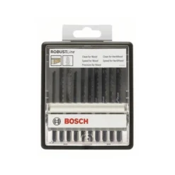 Assortiment De 10 Lames De Scie Sauteuse Wood Expert Robust Line BOSCH - 2607010540