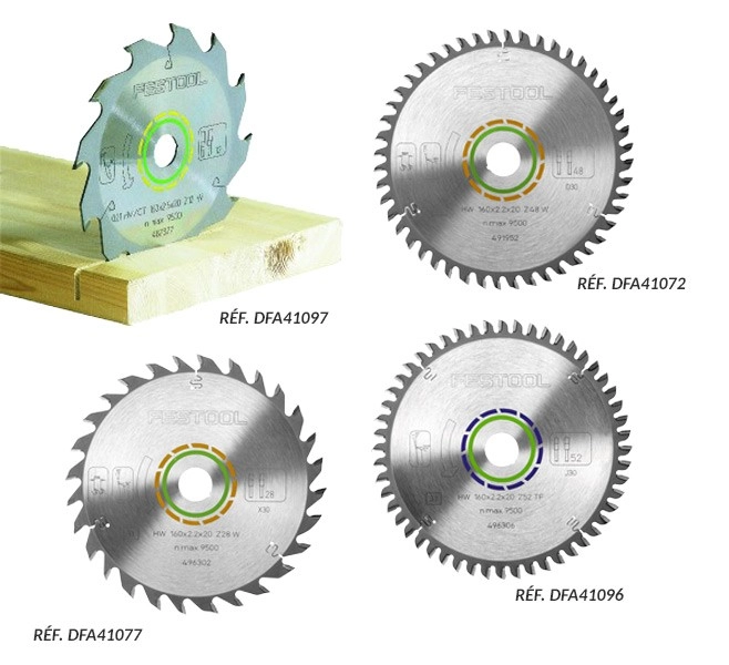 Lot De Consommables : Spécial Lame De Scie Circulaire FESTOOL 3 Lot De Consommables : Spécial Lame De Scie Circulaire FESTOOL