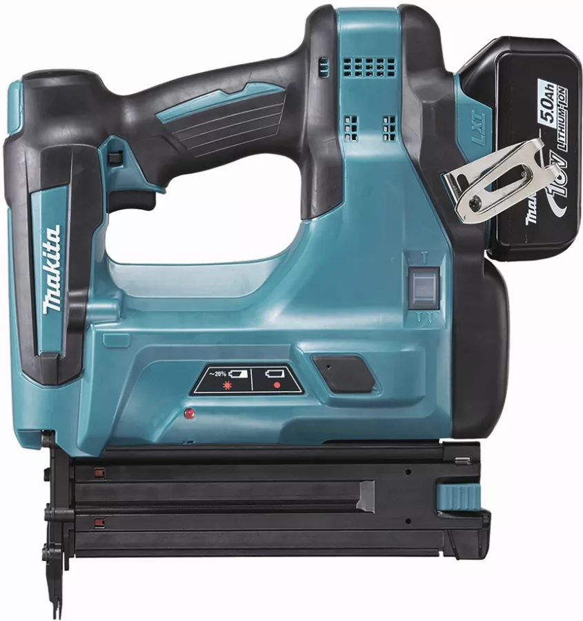 Cloueur 18 V Li-Ion 5 Ah MAKITA - 2 Batteries, Chargeur, Coffret - DBN500RTJ 3 Cloueur 18 V Li-Ion 5 Ah MAKITA - 2 Batteries, Chargeur, Coffret - DBN500RTJ