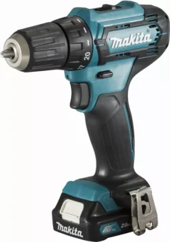 Perceuse Visseuse 12 V CXT Li-Ion 2 Ah BL1021B Ø 10 Mm MAKITA - 2 Batteries, Chargeur, Coffret - DF333DWAE
