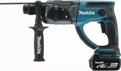 Perfo-burineur SDS-Plus 18 V Li-Ion 4 Ah 20 Mm MAKITA - 2 Batteries, Chargeur, Coffret - DHR202RMJ