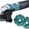 Meuleuse Ø 125 Mm 1400 W ( Kit D'accessoires) MAKITA - GA5040CJD 1 Meuleuse Ø 125 Mm 1400 W ( Kit D'accessoires) MAKITA - GA5040CJD -Maxouti Magasin MAK0430 1