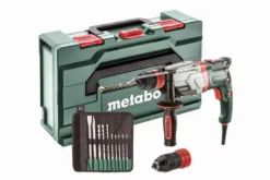 Marteau Perforateur METABO SDS-Plus - UHEV 2860-2 QUICK SET - 1100 W - Coffret + Jeu De Forets 10 Pièces - 600713510