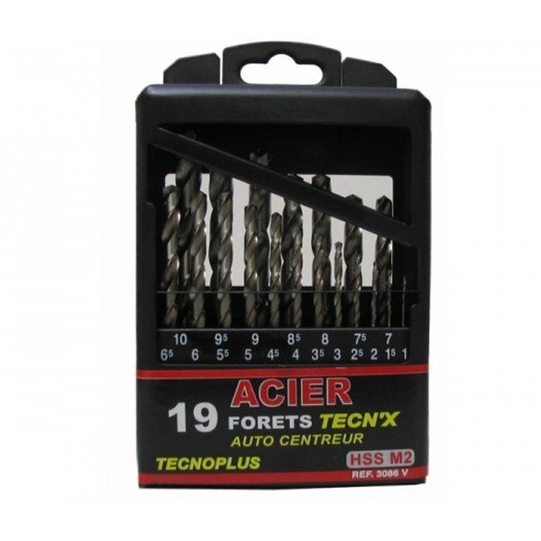 Coffret De 19 Forets HSS N°2 TecnX RISS - 3086VB01 3 Coffret De 19 Forets HSS N°2 TecnX RISS - 3086VB01