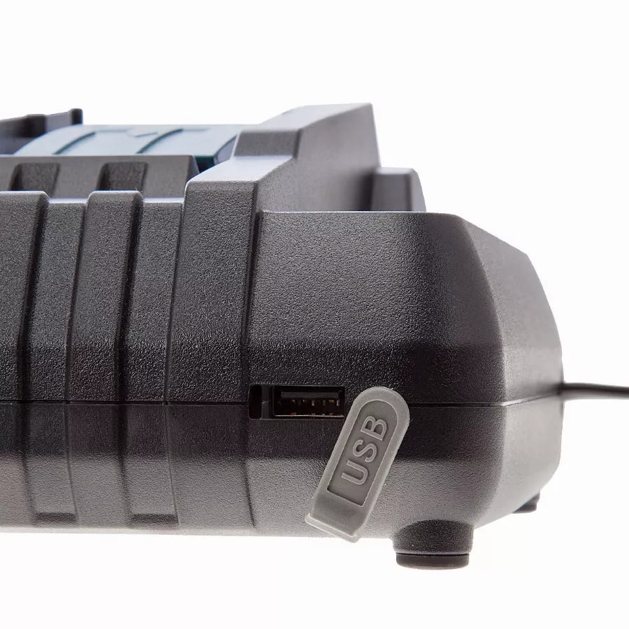 Meuleuse MAKITA Mm - 36V - 2x18V Li-ion - 4 Batteries 5Ah + 1 Double Chargeur Rapide - DGA900ZKPT 6 Meuleuse MAKITA Mm - 36V - 2x18V Li-ion - 4 Batteries 5Ah + 1 Double Chargeur Rapide - DGA900ZKPT – Image 4