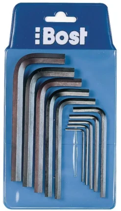 Jeu De Clé BOST 6 Pans En Trousse - 1.5 - 2 - 2.5 - 3 - 4 - 5 - 6 Mm - 866650