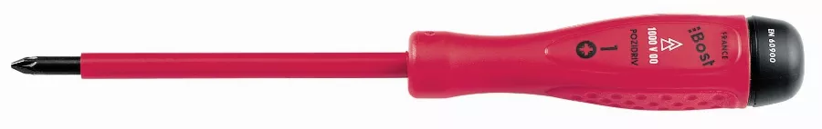 Tournevis BOST - Lame Cruciforme Pozidriv Isolé 1000V - PZ2 X 125 Mm - 618220 3 Tournevis BOST - Lame Cruciforme Pozidriv Isolé 1000V - PZ2 X 125 Mm - 618220