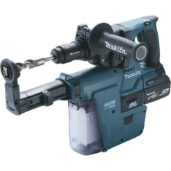 Perfo-burineur SDS-Plus 18 V Li-Ion 5 Ah 24 Mm MAKITA - 2 Batteries 1 Chargeur - En Coffret + Accessoires - DHR243RTJW