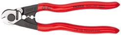 Pince Coupe-câble KNIPEX Avec 2 Profils De Sertissage - 190mm De Longueur - 5mm De Coupe - 95 61 190 9 Pince Coupe-câble KNIPEX Avec 2 Profils De Sertissage - 190mm De Longueur - 5mm De Coupe - 95 61 190 -Maxouti Magasin PLA30039 1
