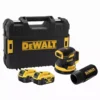 Ponceuse Excentrique XR 18V 125 Mm Brushless DEWALT - 2 Batteries 5.0Ah + Coffret TSTAK - Sans Chargeur - DCW210P2-QW -Maxouti Magasin PSA10023 1
