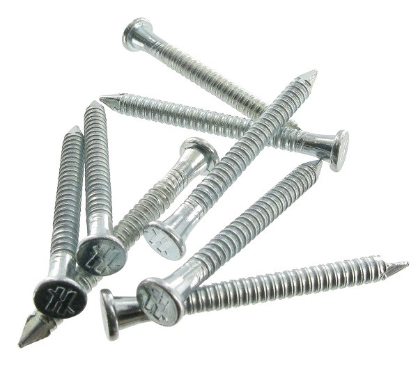 Pointes Annelées électrozinguées SIMPSON - Ø4x35 Mm - Boîte 1500 Pièces - CNA4,0X35-HV 3 Pointes Annelées électrozinguées SIMPSON - Ø4x35 Mm - Boîte 1500 Pièces - CNA4,0X35-HV