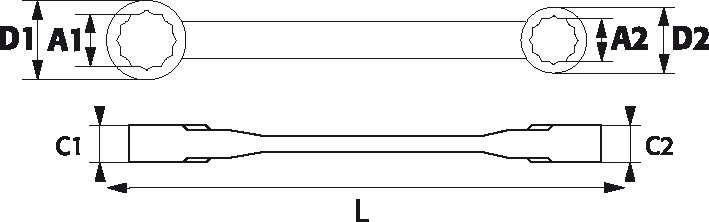 Jeu De 4 Clés Polygonales A Cliquet 4 En 1 SAM - 106CPJ4 4 Jeu De 4 Clés Polygonales A Cliquet 4 En 1 SAM - 106CPJ4 – Image 2